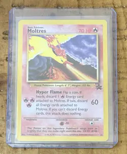Pokemon TCG Moltres #21 Black Star Promo 1999-2000 Vintage - Image 1