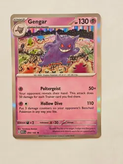 Gengar 094/165 - Pokemon 151 - Holo Rare Holofoil Near-Mint NM - Image 1