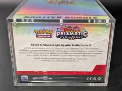 Pokemon TCG S&V Prismatic Evolutions Booster Bundle Display Case w/Acrylic Case - Image 3