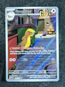 2025 Pokemon GUMSHOOS 153/132 Mega Evolution Illustration Rare Holo English - Image 1
