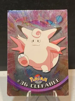 Clefable #36 Foil 1999 Topps Pokemon TV Animation Edition Series 1 Blue Logo - Image 1