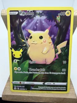 Pikachu Full Art 005/025 Pokemon Celebrations 2021 Holo (Listing D) - Image 1