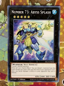 Yugioh Number 73: Abyss Splash DLCS-EN042 Single - Image 1