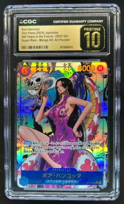 2024 One Piece JP Boa Hancock Manga Art #OP07-051 CGC 10 Pristine - Image 1