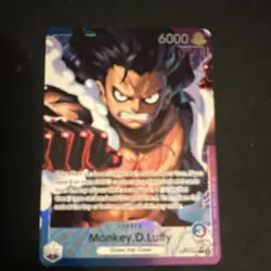 Bandai One Piece Monkey D. Luffy Leader Holo OP11-040 - Image 1