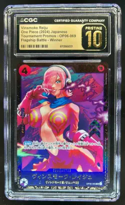 2024 One Piece Japan Tournament Winner Vinsmoke Reiju #OP06-069 CGC 10 Pristine - Image 1
