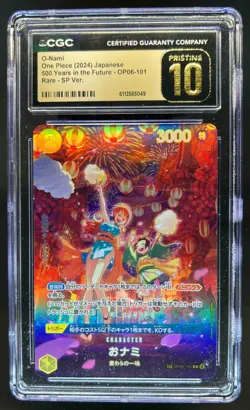 2024 One Piece JP O-Nami Special Alternate Art #OP06-101 CGC 10 Pristine - Image 1