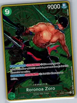 Roronoa Zoro (One Piece Japanese Version 2nd Anniversary) OP06-118 English - NM - Image 1
