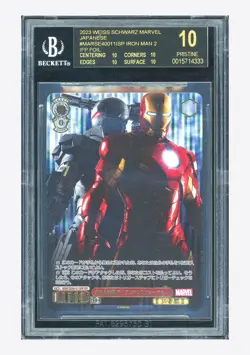WS BGS 10 BLACK LABEL Iron Man 2 IFP Foil 2023 SE40-011IFP Marvel Japanese - Image 1