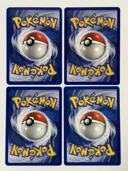 Vintage Lot Of 4 Rare Pokemon Cards Base Set Lass Pokemon Breeder Trader - Image 2