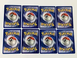 Vintage Pokemon Cards Wotc 8 Cards Base Set Squirtle Wartortle Magikarp - Image 2
