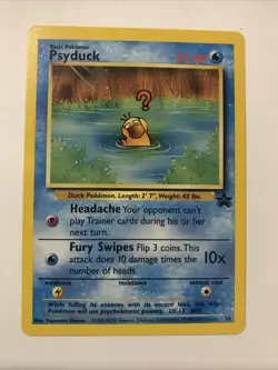 Pokemon Card - Psyduck WOTC Black Star League Promo #20 - Image 1