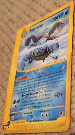 Pokemon TCG Blastoise Expedition Card 37/165 Regular Rare - Image 2