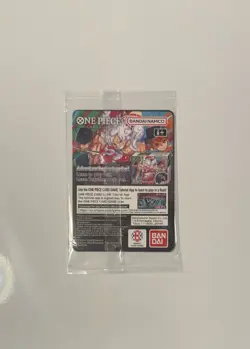 Bandai Namco One Piece CCG Monkey D. Luffy US Voyage Promo Holo Card P-055 5000 - Image 2