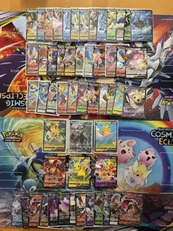 Pokemon Card Lot Full Art Alt Art Fire Jolteon Pikachu Gyarados 54 Cards - Image 1