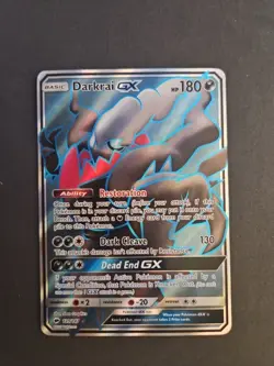 Pokemon Darkrai GX Full Art Card 139/147 Burning Shadows Series - Image 1