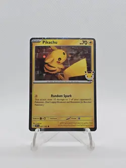 Pikachu 051/162 Stamped 2026 Pokemon Day 30th Anniversary Pokemon Promo Card - Image 1