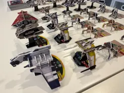Star Wars PocketModel TCG 28 Ships and 50 Cards Lot - Image 5