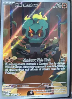 Pokemon TCG Mega Evolution Marshadow Illustration Card 146/132 M/Nm Condition - Image 1