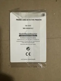 Pokemon TCG Detective Pikachu SM190 Promo Card Sealed - Image 3