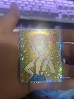 Misty S28 Prism Holo Foil Merlin Sticker Series 1 1999 Pokemon Card NM - Image 3