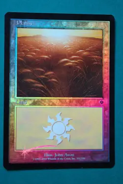 Plains #331 (Foil) - Invasion - NM (Never Played) - Magic The Gathering - Image 1