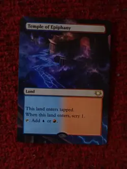 Temple of Epiphany 187 MTG Edge of Eternities Commander Hand Painted Altered Art - Image 2