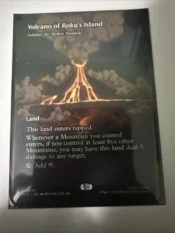 Volcano of Roku's Island - Valakut, the Molten Pinnacle (Borderless) Avatar: The - Image 1