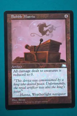 Bubble Matrix - MTG - Weatherlight - Lightly Played - Magic the Gathering - Image 1