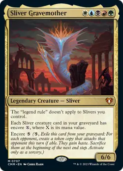 Sliver Gravemother [Commander Masters] Foil Near Mint - Image 1