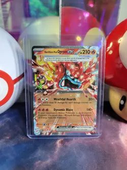 Hearthflame Mask Ogerpon Ex 40/167 Pokemon TCG S&V Twilight Masquerade DBL Rare - Image 1