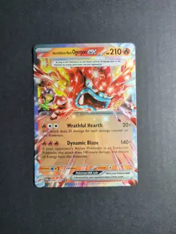 Hearthflame Mask Ogerpon Ex 40/167 Pokemon TCG S&V Twilight Masquerade DBL Rare - Image 2