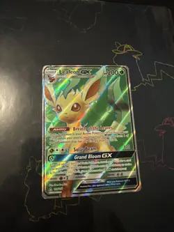 Leafeon GX (Full Art) 139/156 Sm-Ultra Prism Holo Pokemon - Image 1