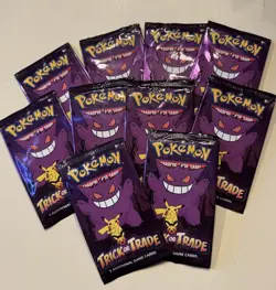 10 Pack Pokemon TCG Trick or Trade Booster Packs 2022 Halloween Card Lot Bundle - Image 1