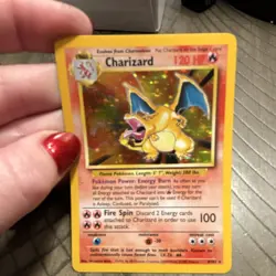 Pokemon TCG Charizard Base Set Holo Rare 4/102 120 HP English WOTC - Image 3
