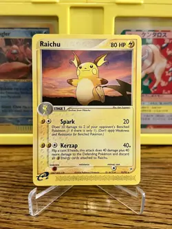 Pokemon TCG Team Magma vs Team Aqua Raichu 13/95 Near Mint e-Series - Image 1