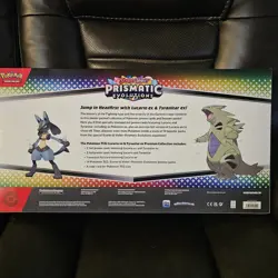 Pokemon TCG Prismatic Lucario Ex & Tyranitar Ex Premium Collection New Sealed - Image 2