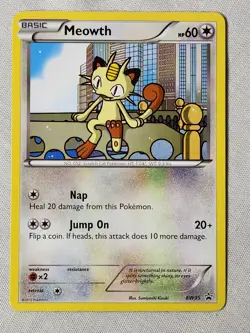 Played (MP) Meowth - Normal #BW35 Black and White Promo Pokemon TCG - Image 1