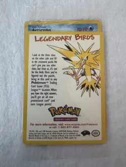 Pokemon Legendary Birds - Articuno WOTC Black Star Promo #22 - Factory Sealed NM - Image 1