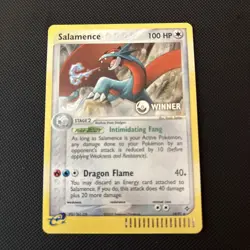 Pokemon Pack Salamence WINNER Stamped Holo Promo 19/97 EX Dragon - Image 1