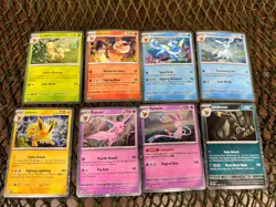 GALAXY HOLO ~ *EEVEELUTION SET x8 * Pokemon TCG ~ Prismatic Evolutions - Image 1