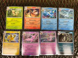 GALAXY HOLO ~ *EEVEELUTION SET x8 * Pokemon TCG ~ Prismatic Evolutions - Image 2