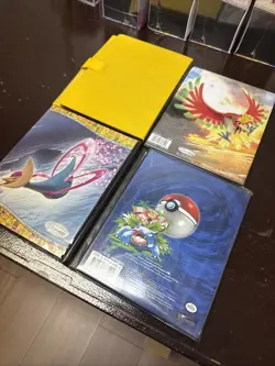 Pokemon Lot Of 4 Binders Vintage 4 Pocket - Image 2
