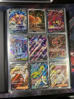 Pokemon Binder Collection Lot (Full Arts, Art Rares, Ultra Rares, Holos & Etc) - Image 1