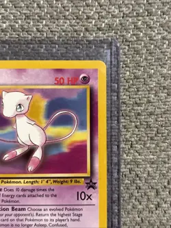 Pokemon Mew TCG 2000 Black Star Promo 8 Regular Vintage NM / LP - Image 3