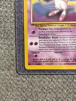 Pokemon Mew TCG 2000 Black Star Promo 8 Regular Vintage NM / LP - Image 5