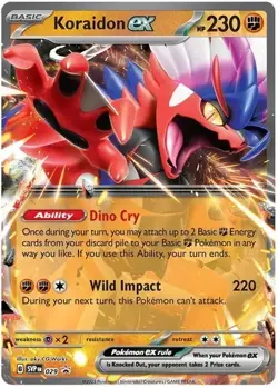 Pokemon TCG, Koraidon Ex SVP 029 - Black Star Promo - Image 1