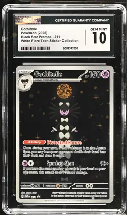 Pokemon 2025 Gothitelle Black Star Promos 211 CGC 10 - Image 1