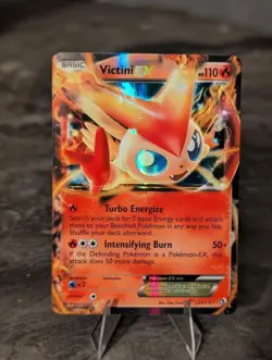 Pokemon TCG Victini EX 24/113 Legendary Treasures Holo LP - Image 1