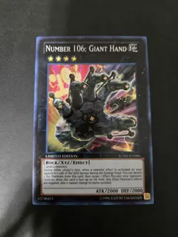 Number 106: Giant Hand YCSW-EN006 Yu-Gi-Oh! Championship - Image 1